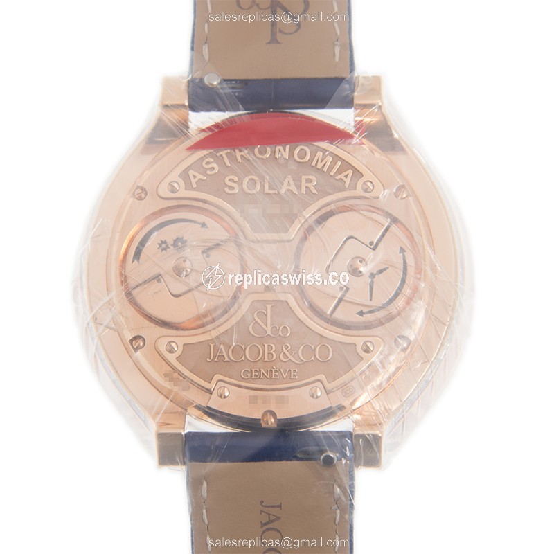 Jacob & Co AS900.40.BD.BD.A FL4D ASTRONOMIA Manual Wind 18kt Rose Gold & Diamonds