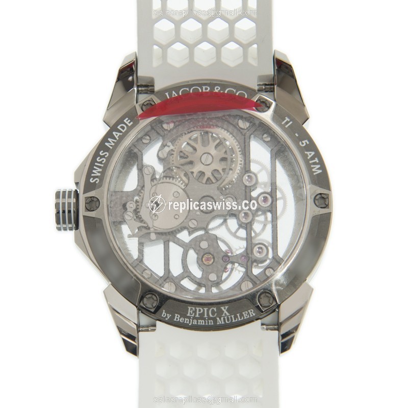 Jacob & Co EX100.20.WR.WB.ALB4A EPIC X Manual Wind Titanium