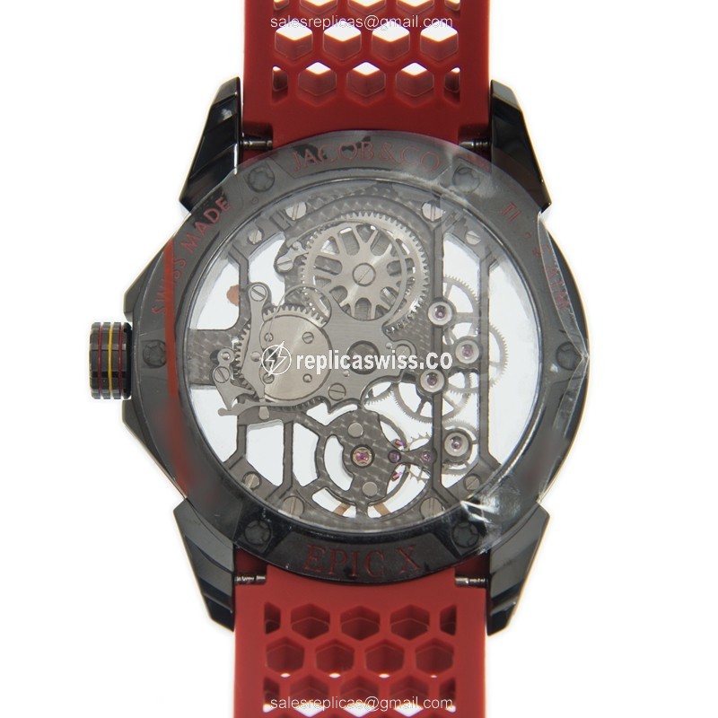 Jacob & Co EX100.21.CR.CB.ALD4A EPIC X Manual Wind Titanium