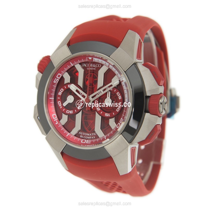 Jacob & Co EC313.20.SB.RR.BHD4D EPIC X CHRONO Automatic Titanium