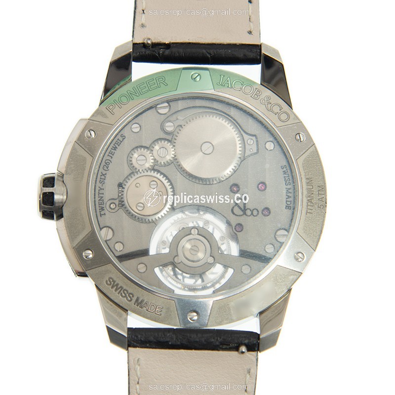 Jacob & Co PI422.20.AB.AB.ACA4D PIONEER Manual Wind Titanium