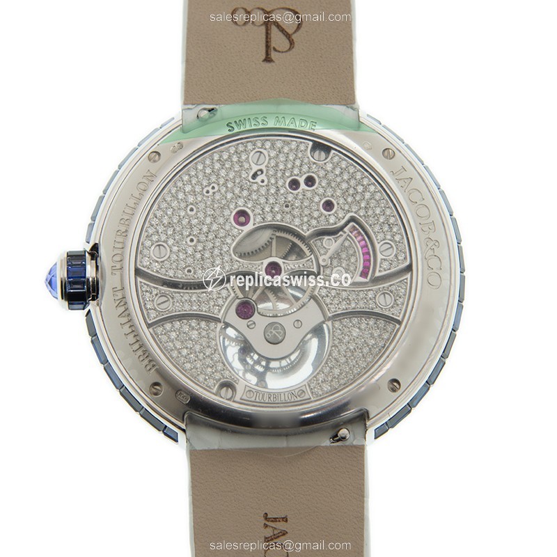 Jacob & Co BT543.30.CB.CB.BBSAA BRILLIANT Automatic 18kt White Gold & Diamond