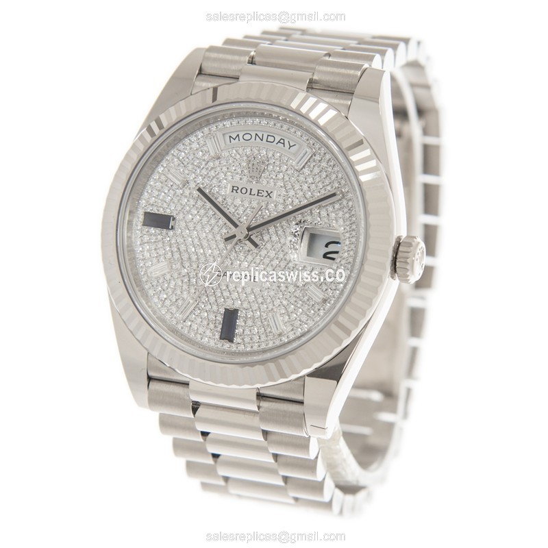 Rolex 228239-0049 DAY-DATE Automatic 18kt White Gold