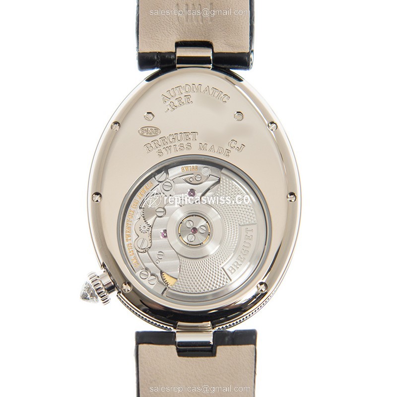 Breguet 8918BB/58/964/D00D3L REINE DE NAPLES Automatic 18kt White Gold & Diamond
