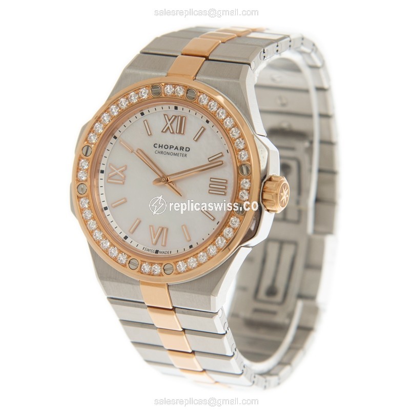 Chopard 298601-6002 ALPINE EAGLE SMALL Automatic 18kt Rose Gold & Diamonds