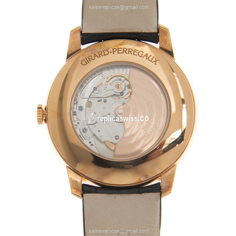 Girard Perregaux 49538-52-131-BK6A GIRARD-PERREGAUX 1966 Automatic 18kt Pink Gold
