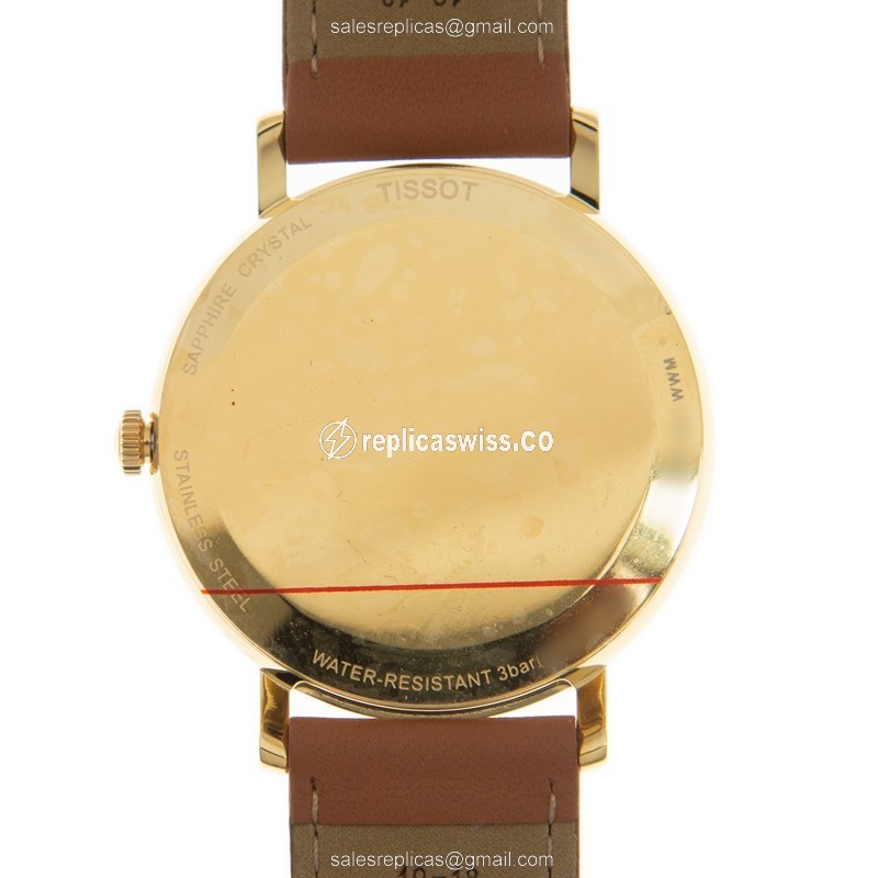 Tissot T109.410.36.031.00 EVERYTIME Automatic Gold-Plated & Stainless Steel