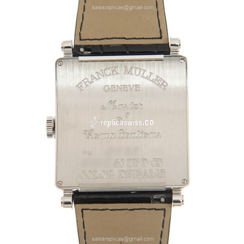 Franck Muller 6000 K SC DT D CD COL DRM (OG) MASTER SQUARE Automatic 18kt White Gold & Diamond