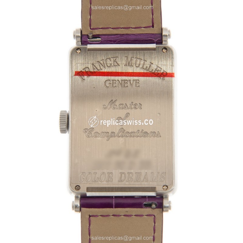 Franck Muller 1200 SC D BR DRM(OG)-PUR LONG ISLAND Automatic 18kt White Gold & Diamond