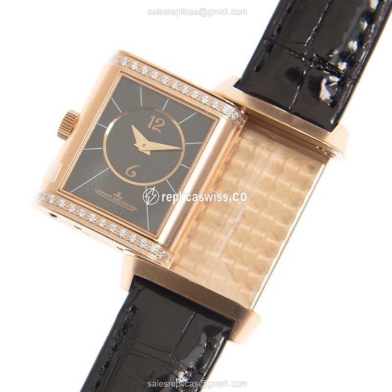 Jaeger-Lecoultre Q2662430 REVERSO Manual Wind 18kt Rose Gold & Diamonds