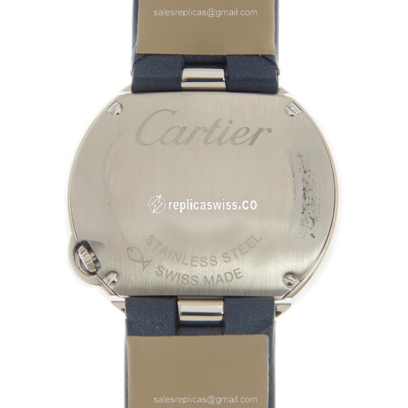 Cartier W4BL0003 BALLON BLANC DE CARTIER Quartz Stainless Steel & Diamonds