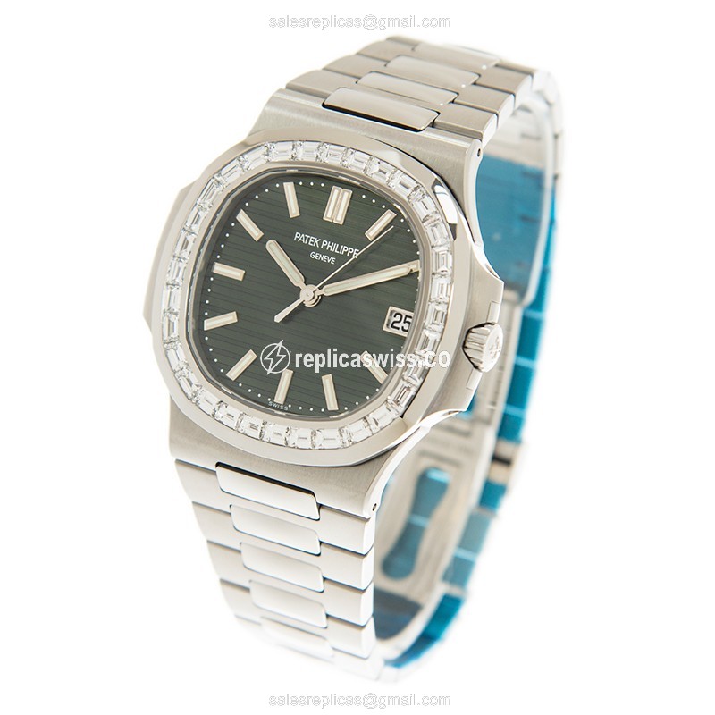 Patek Philippe 5711/1300A-001 NAUTILUS Automatic Stainless Steel & Diamonds