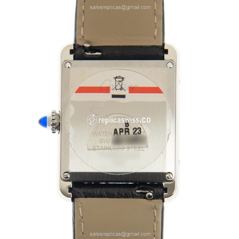 Cartier WSTA0041 TANK Quartz Stainless Steel