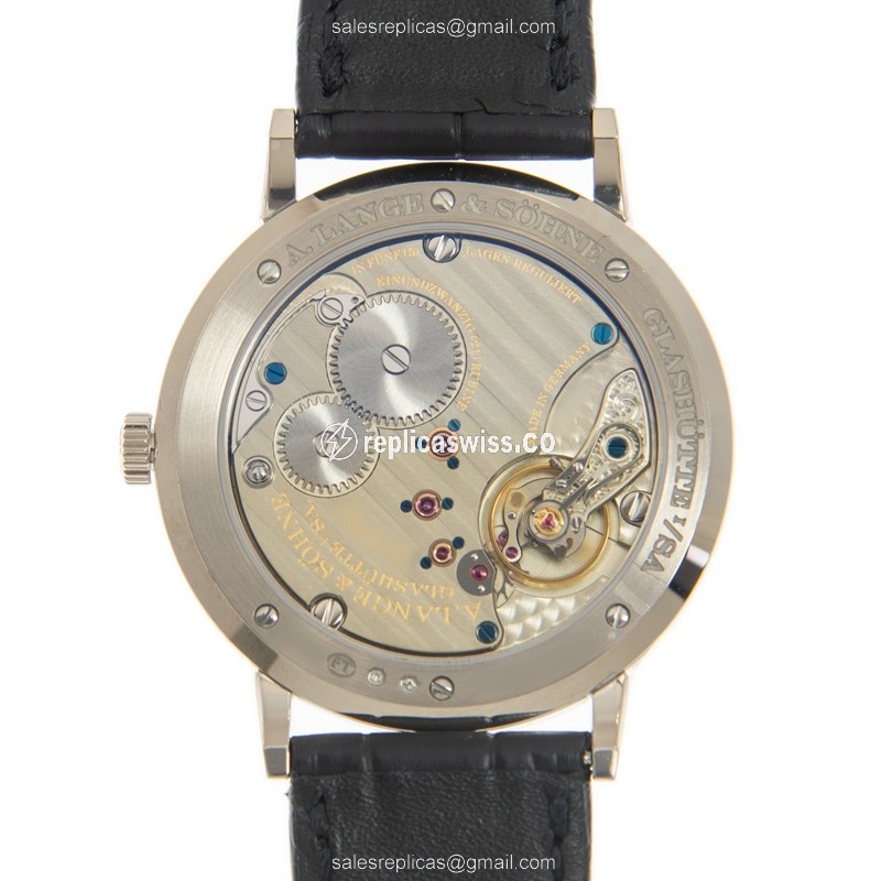 A Lange & Sohne 201.027 SAXONIA Manual Wind 18kt White Gold