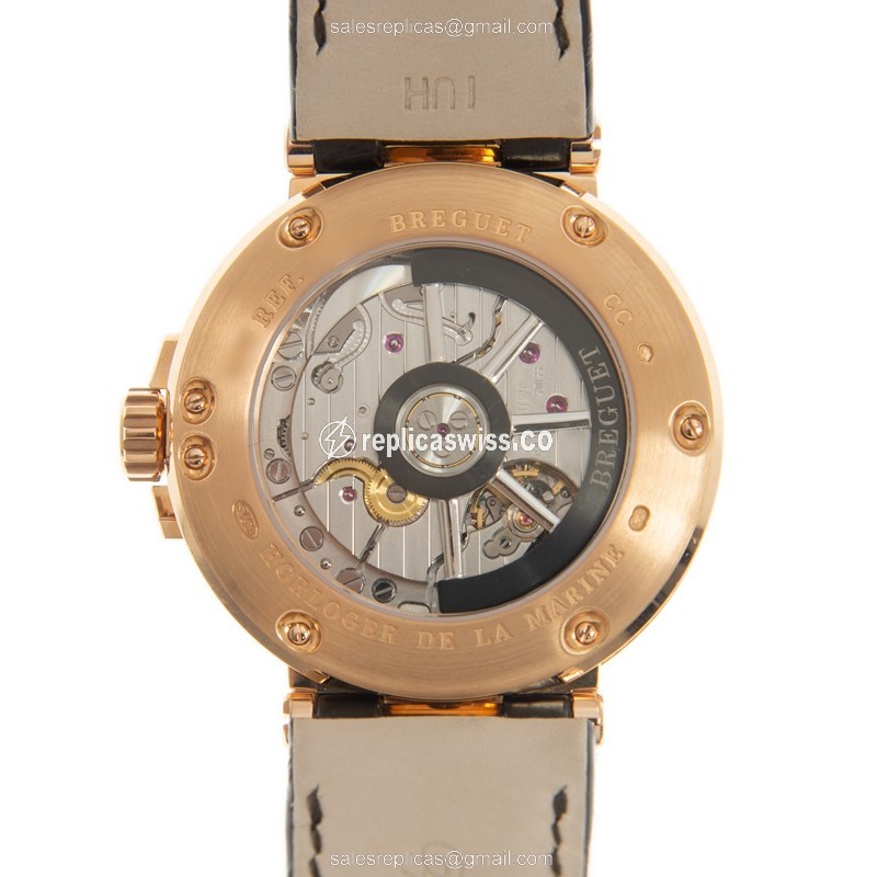 Breguet 5517BR/12/9ZU MARINE Automatic 18kt Rose Gold