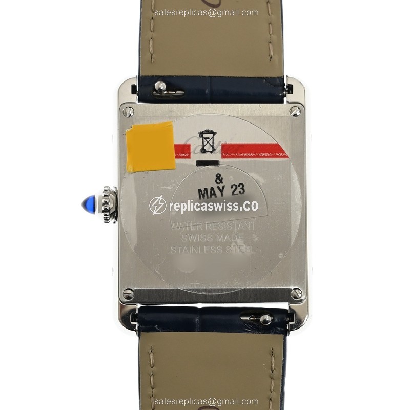 Cartier WSTA0055 TANK Quartz Stainless Steel