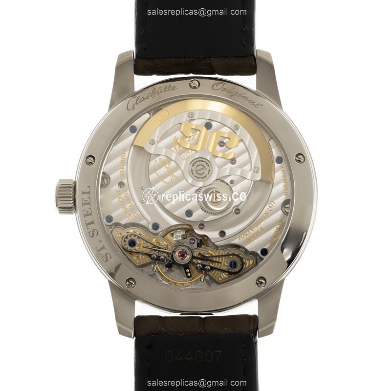 Glashutte 1-90-02-13-32-02 PANO Automatic Stainless Steel