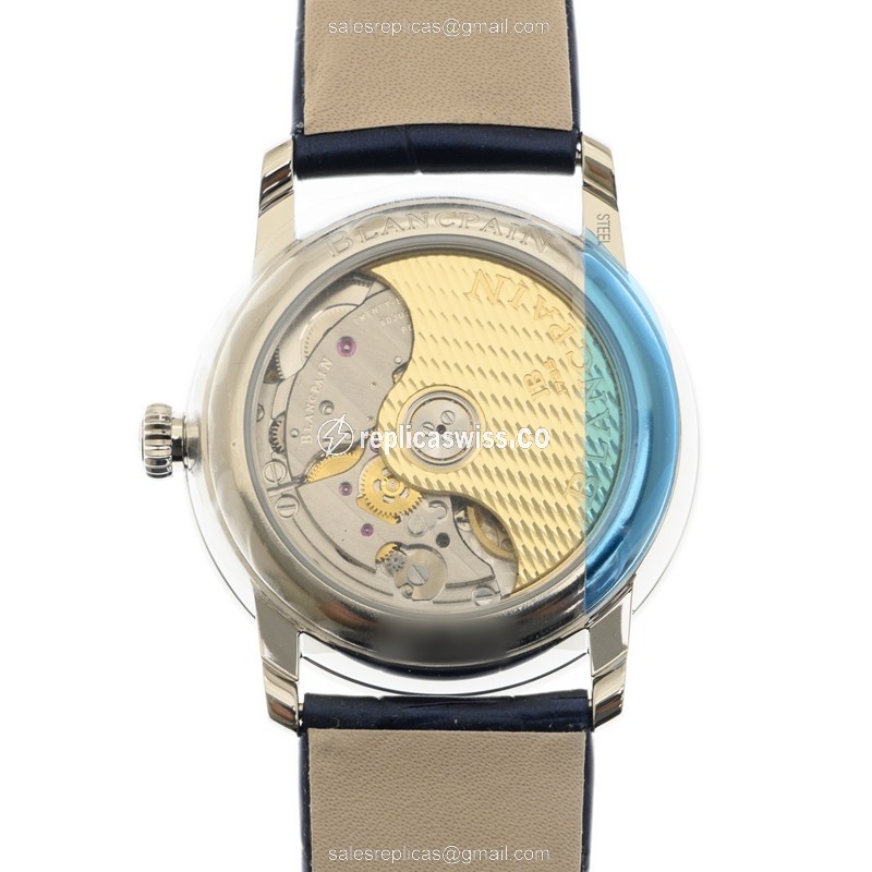 Blancpain 6127-4628-55B VILLERET Automatic Stainless Steel & Diamonds