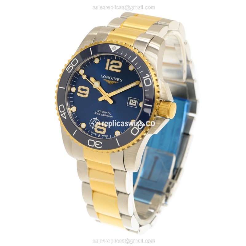 Longines L3.781.3.96.7 CONQUEST Automatic 18kt Gold & Steel