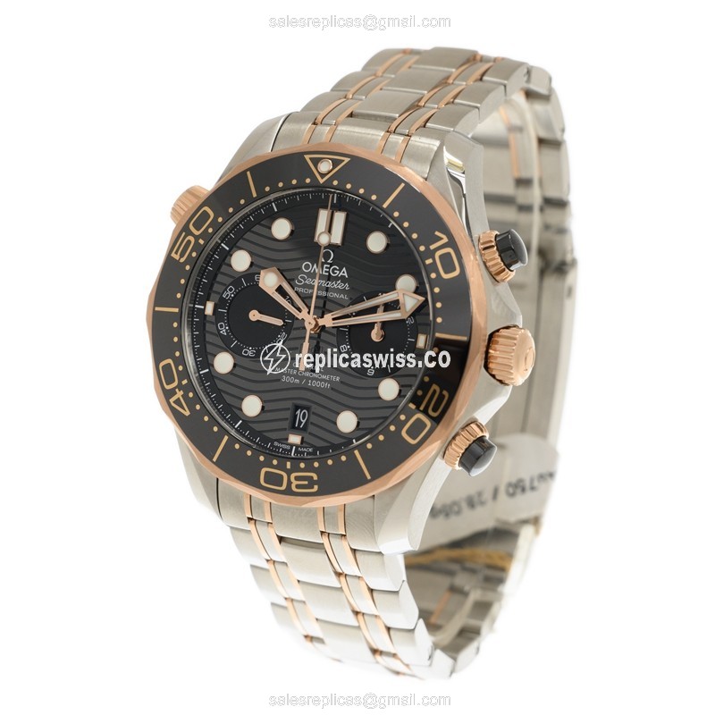 Omega 210.20.44.51.01.001 SEAMASTER Automatic 18kt Rose Gold & Steel