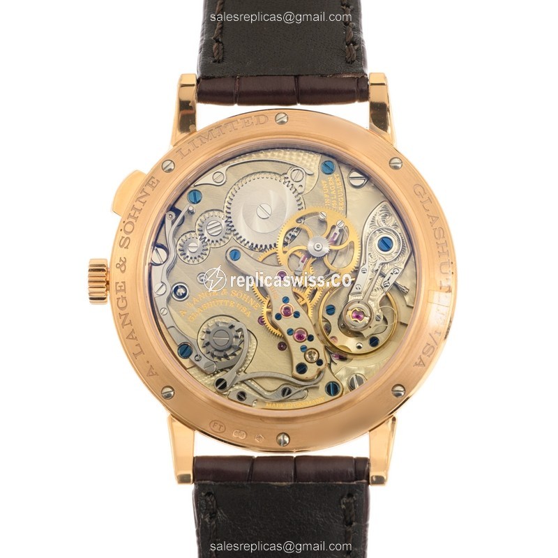 A Lange & Sohne 297.032 1815 CHRONOGRAPH Manual Wind 18kt Rose Gold