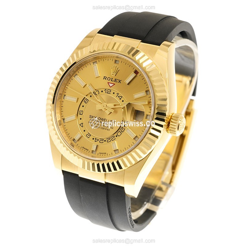 Rolex 326238-0007 SKY-DWELLER Automatic 18kt Yellow Gold