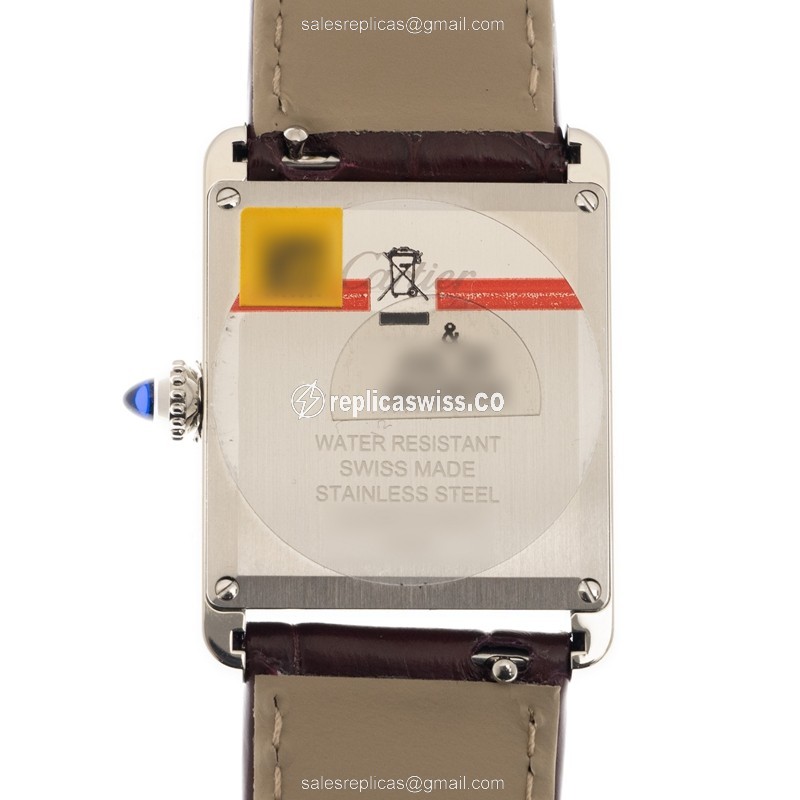 Cartier WSTA0054 TANK Quartz Stainless Steel