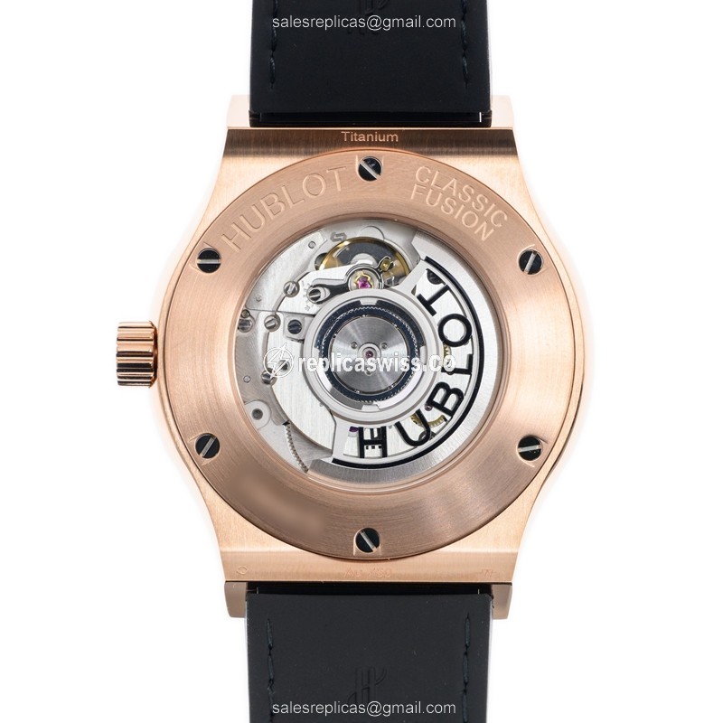 Hublot 547.OX.0180.LR.1104 CLASSIC FUSION Automatic 18kt Rose Gold & Diamonds