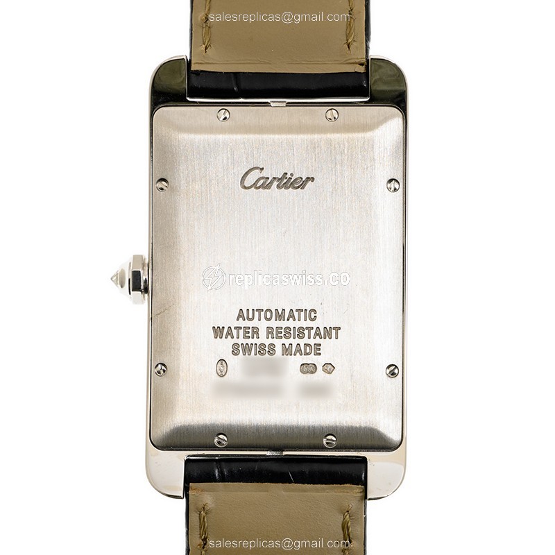 Cartier WB710004 TANK Automatic 18kt White Gold & Diamond