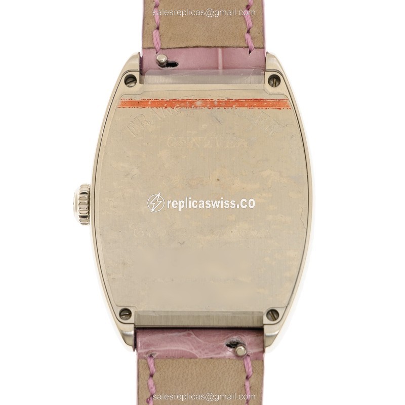 Franck Muller 7502 QZ (AC) - PURPLE CINTREE CURVEX Quartz Stainless Steel