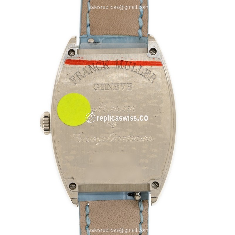 Franck Muller 7502 QZ (AC) - BLUE CINTREE CURVEX Quartz Stainless Steel