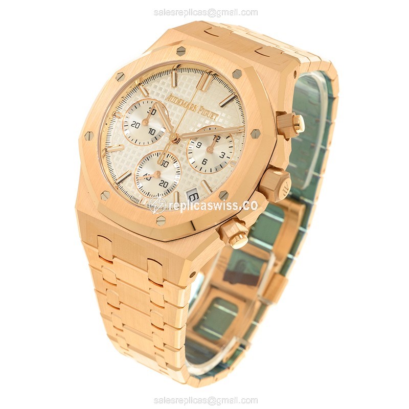 Audemars Piguet 26240OR.OO.1320ST.03 ROYAL OAK Automatic 18kt Rose Gold
