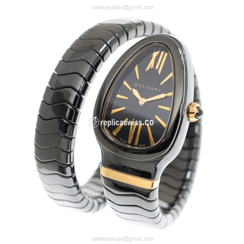 Bulgari 102734 SERPENTI SPIGA Quartz Ceramic
