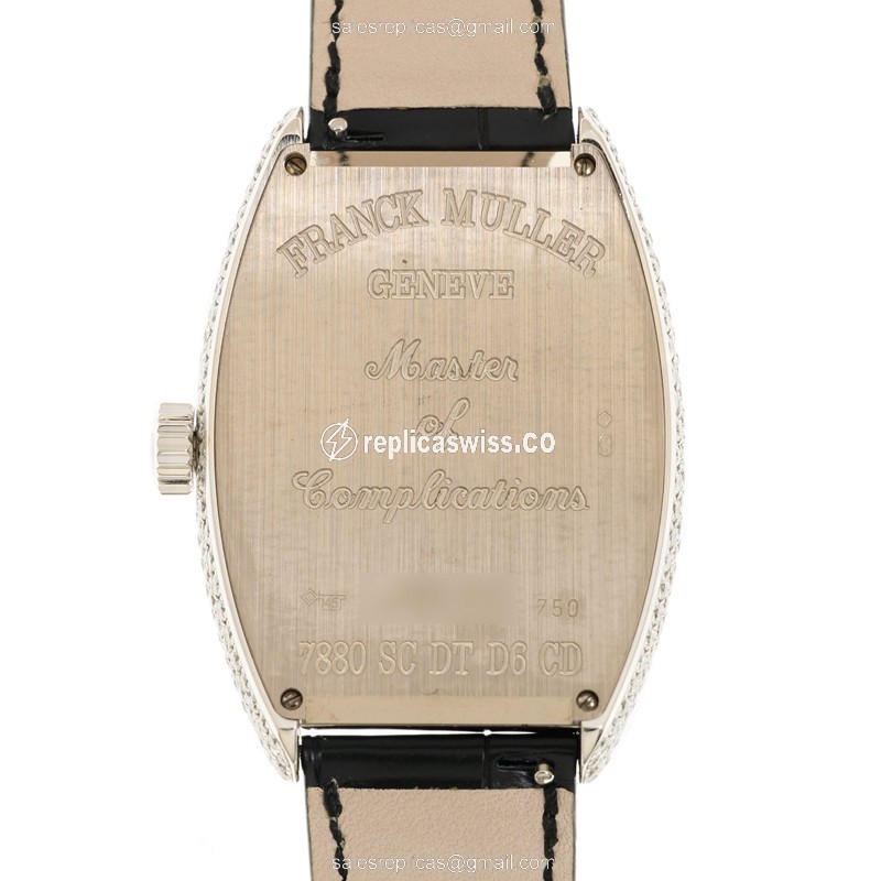 Franck Muller 7880 SC DT D6 CD (OG) CASABLANCA Automatic 18kt White Gold & Diamond