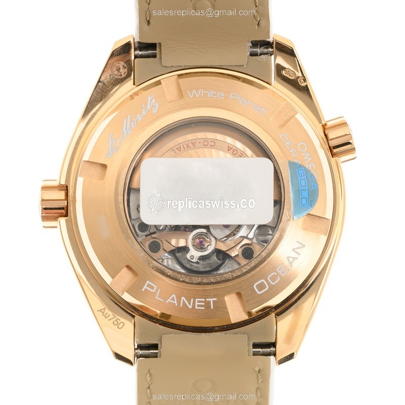 Omega 232.63.38.20.04.001 SEAMASTER Automatic 18kt Rose Gold & Ceramic