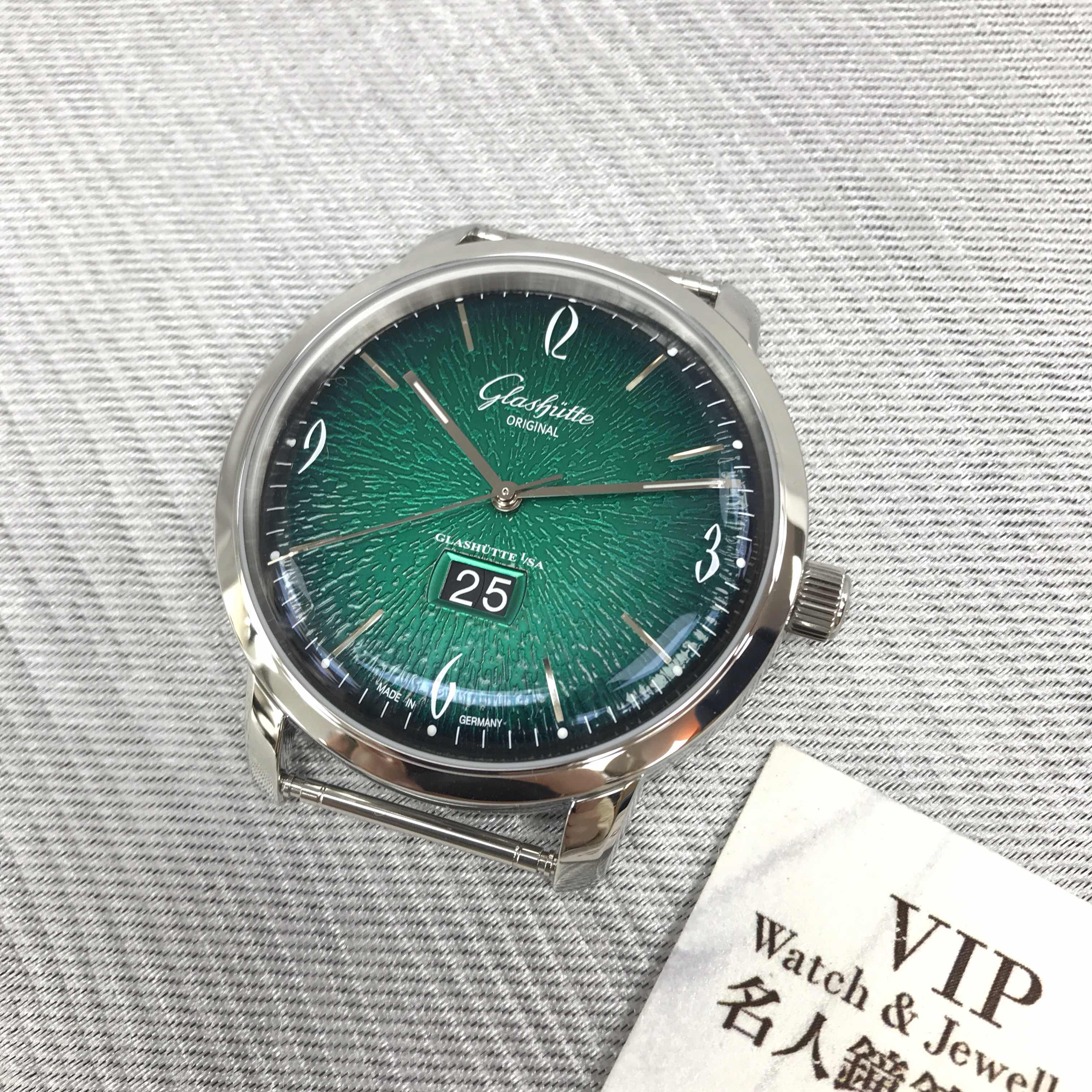 Glashutte 2-39-47-04-02-04 VINTAGE Automatic Steel