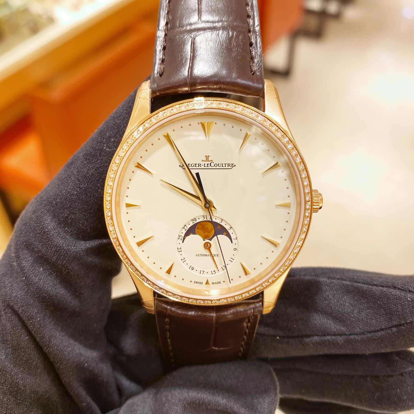 Jaeger-Lecoultre Q1362501 MASTER ULTRA THIN Automatic 18kt Rose Gold & Diamonds