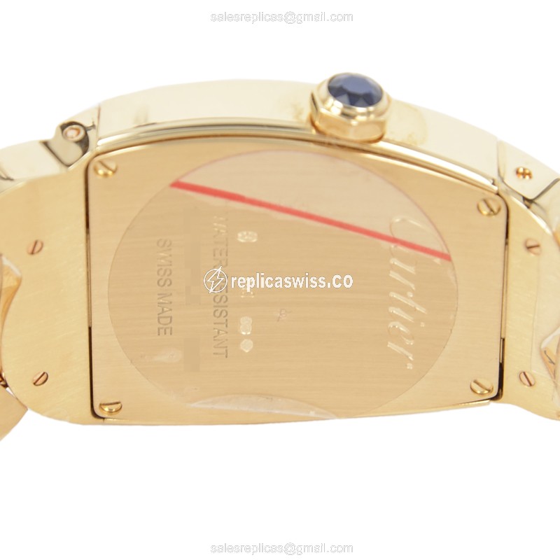 Cartier W640010H Quartz 18kt Yellow Gold