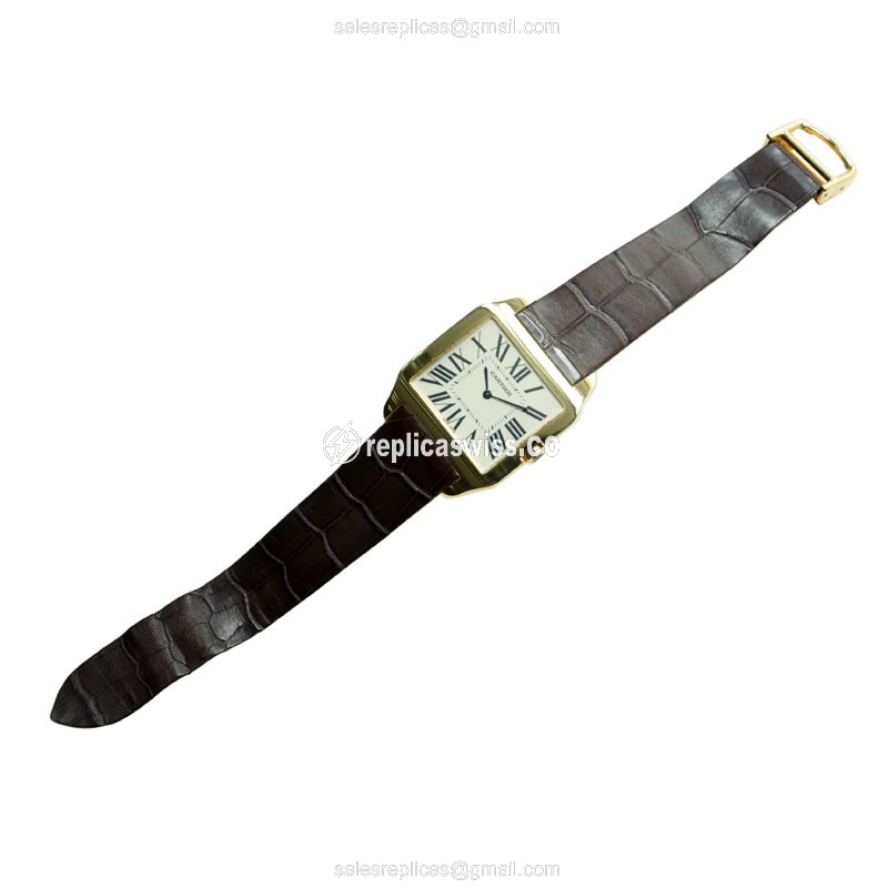 Cartier W2008751 SANTOS Automatic 18kt Yellow Gold