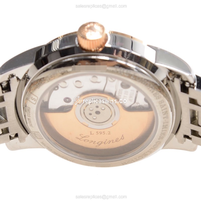 Longines L2.263.5.72.7 SAINT IMIER Automatic 18kt Rose Gold & Steel