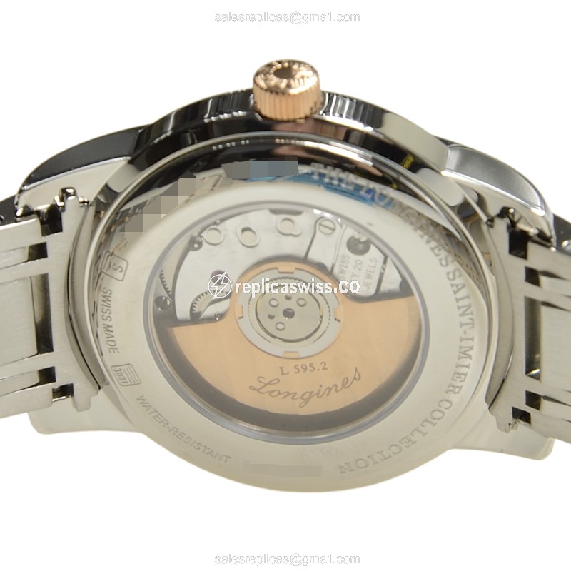 Longines L2.563.5.59.7 SAINT IMIER Automatic 18kt Rose Gold & Steel