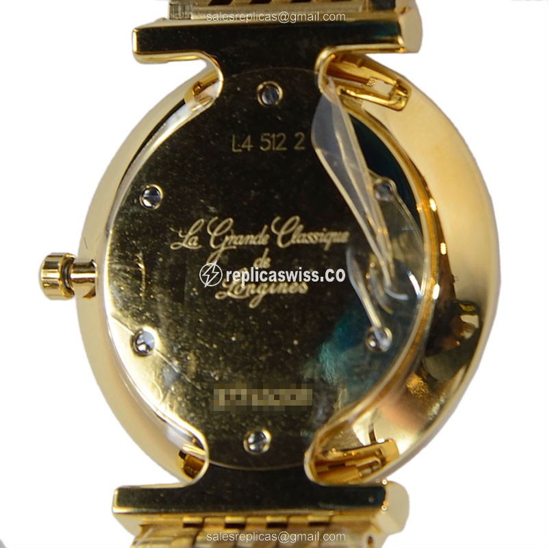 Longines L4.512.2.12.8 LA GRANDE Quartz PVD Gold