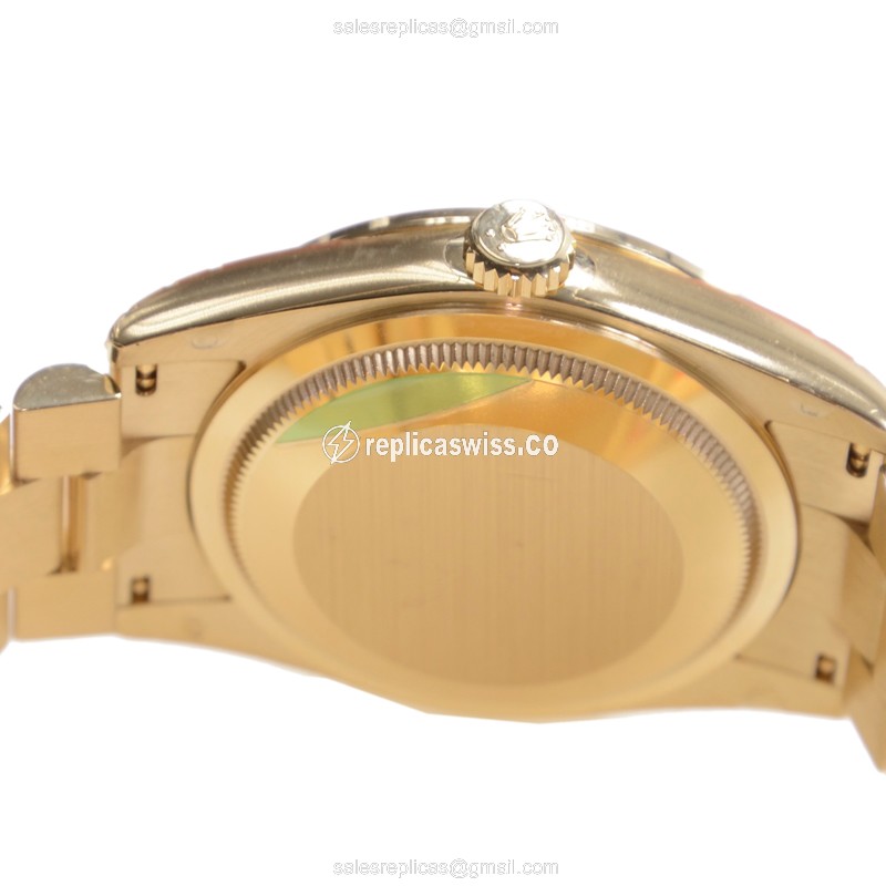 Rolex 118348METEA DAY-DATE Automatic 18kt Yellow Gold
