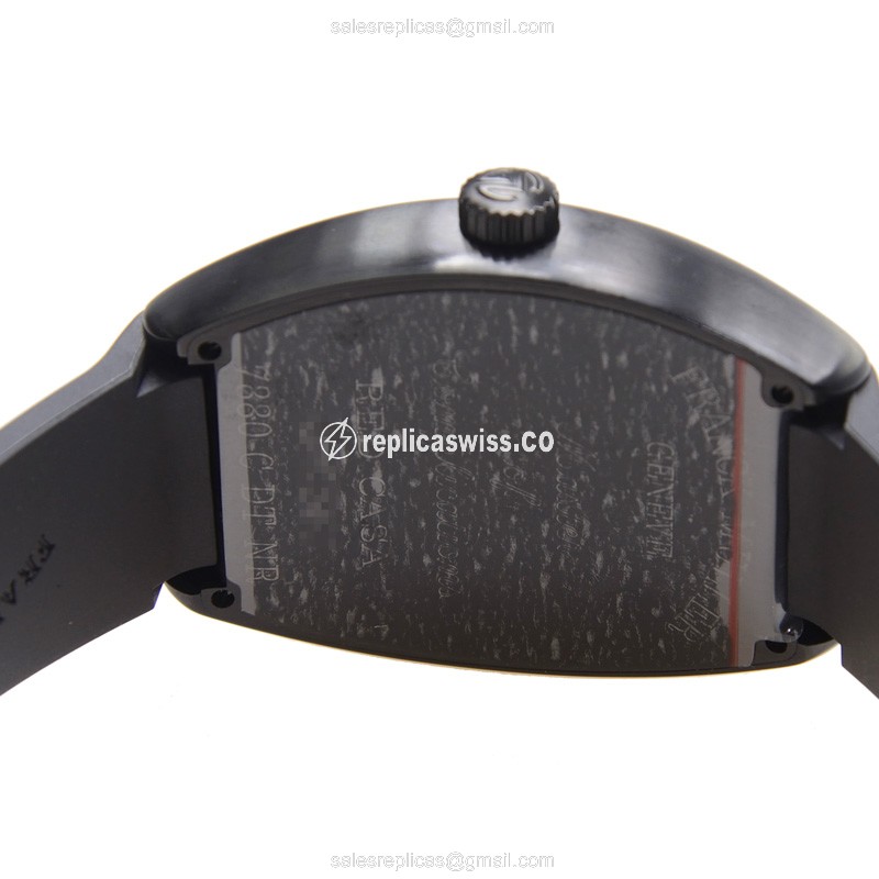 Franck Muller 7880 C DT NR RED CASA CINTREE CURVEX Automatic Titanium