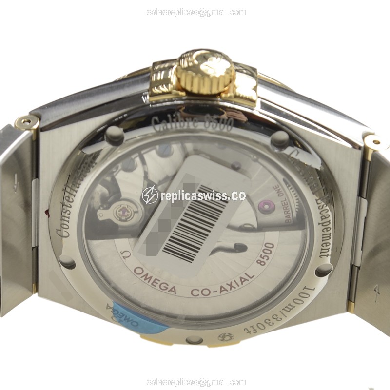 Omega 123.25.38.21.58.001 CONSTELLATION Automatic 18kt Gold & Diamond & Steel