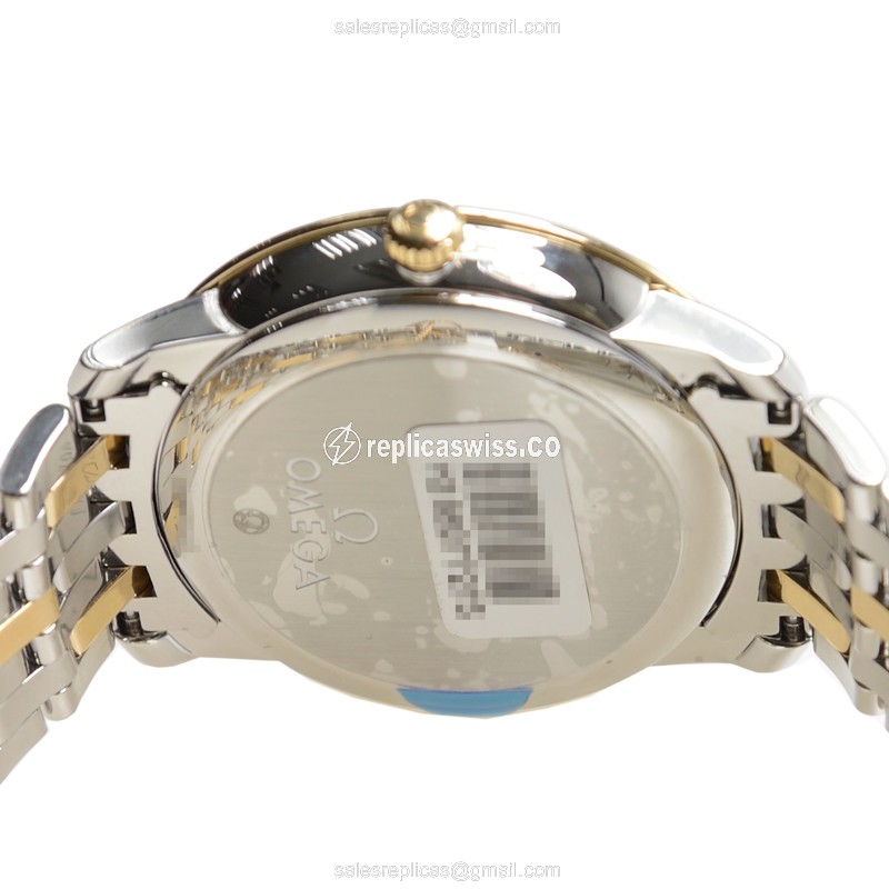 Omega 424.20.37.20.02.001 DE VILLE Automatic 18kt Gold & Steel