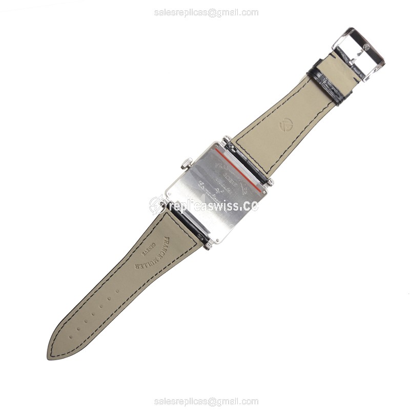 Franck Muller 6002 H QZ R D 1R (AC) MASTER SQUARE Quartz Stainless Steel & Diamonds