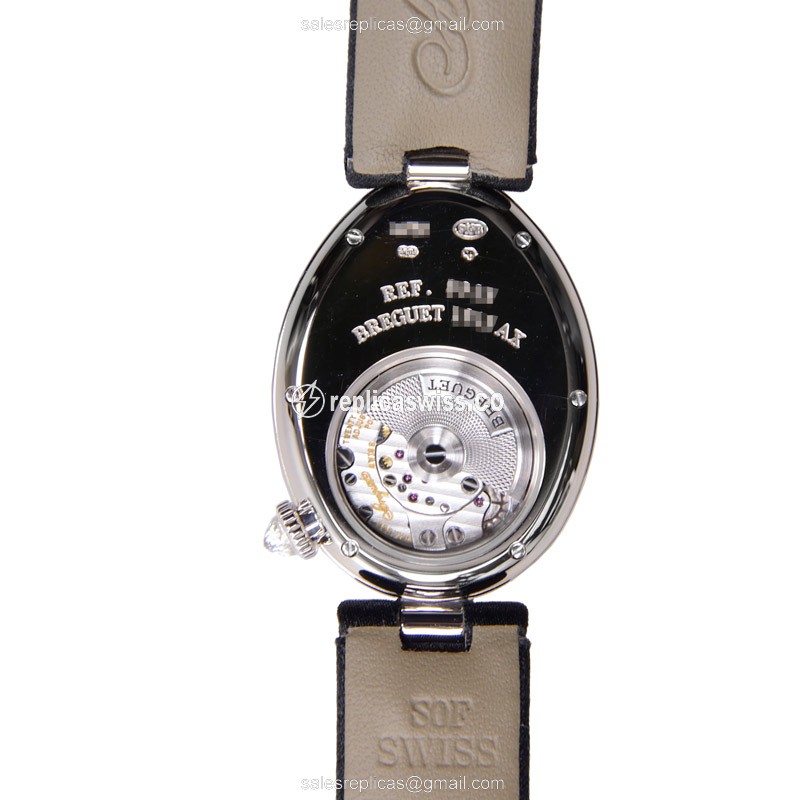Breguet 8928BB/51/844/DD0D REINE DE NAPLES Automatic 18kt White Gold & Diamond