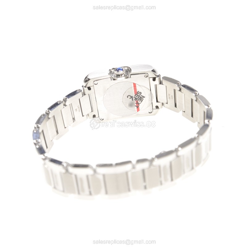 Cartier W5310022 TANK Quartz Stainless Steel