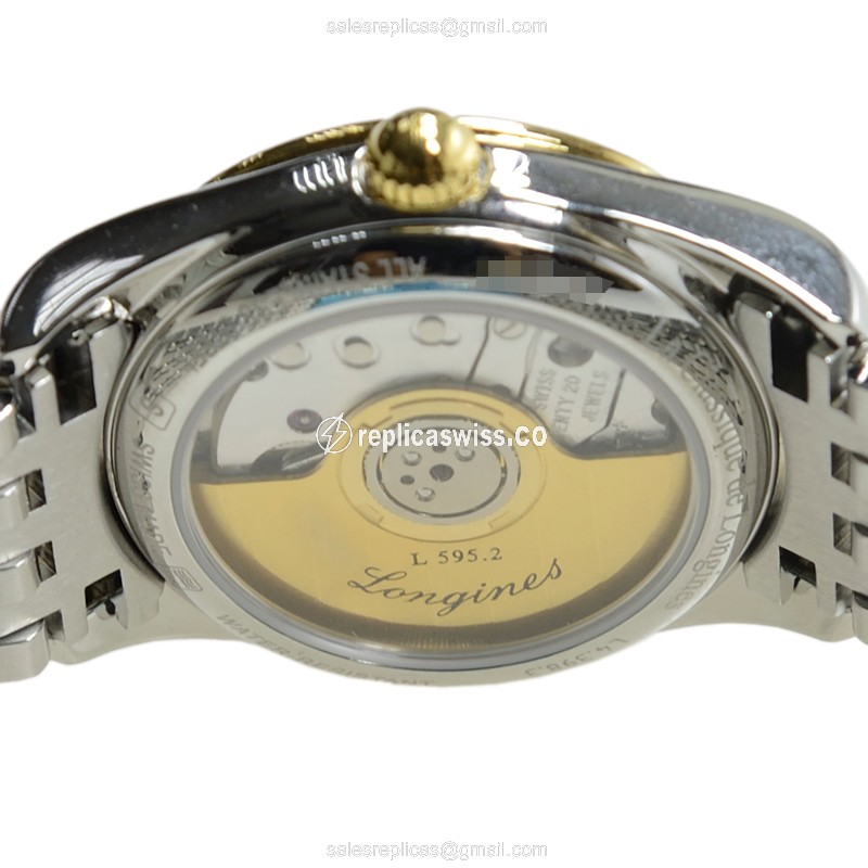 Longines L4.398.3.12.7 ELEGANT SERIES Automatic PVD Gold